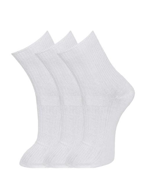 white set of 3 cotton sock - 13665414 - Very Small Image - 1