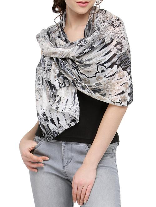 multi colored cotton scarf - 13665601 - Very Small Image - 1