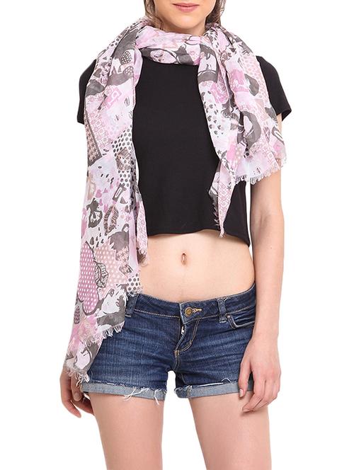 pink cotton scarf - 13665607 - Very Small Image - 1