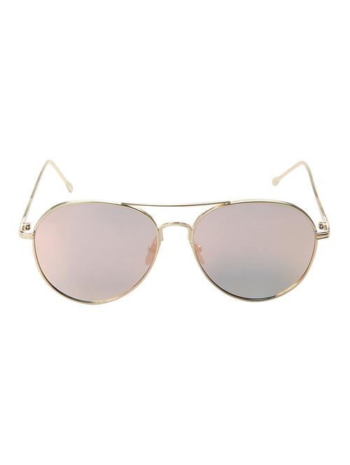 gold rim gold reflector uv protected sunglasses - 13665726 - Very Small Image - 1