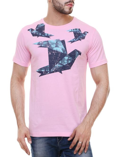 pink cotton nll t-shirt - 13666905 - Very Small Image - 1