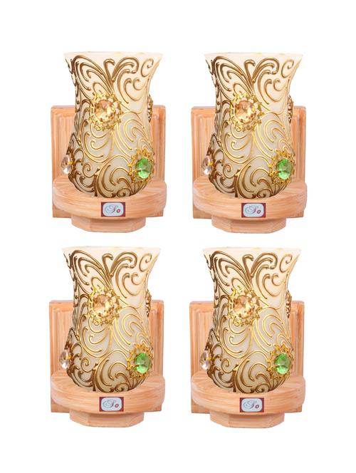 somil new design & shape hand decorative wall lamps (set of four) - 13669031 - Very Small Image - 1