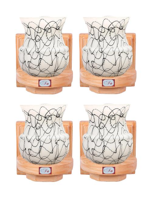 somil new design & shape hand decorative wall lamps (set of four) - 13669115 - Very Small Image - 1