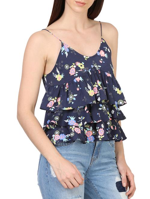 floral print cami top - 13672300 - Very Small Image - 1