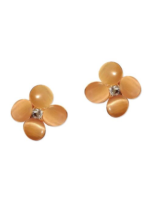 orange studs earring - 13672357 - Very Small Image - 1