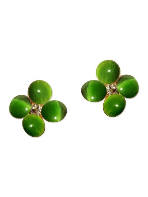 green studs earring - 13672359 - Very Small Image - 1
