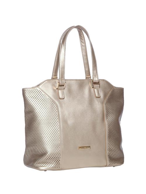 gold leatherette fashion satchel - 13672515 - Very Small Image - 1