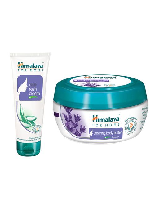himalaya for moms anti-rash cream 50 g and soothing body butter cream for moms lavender 50 ml - 13672703 - Very Small Image - 1