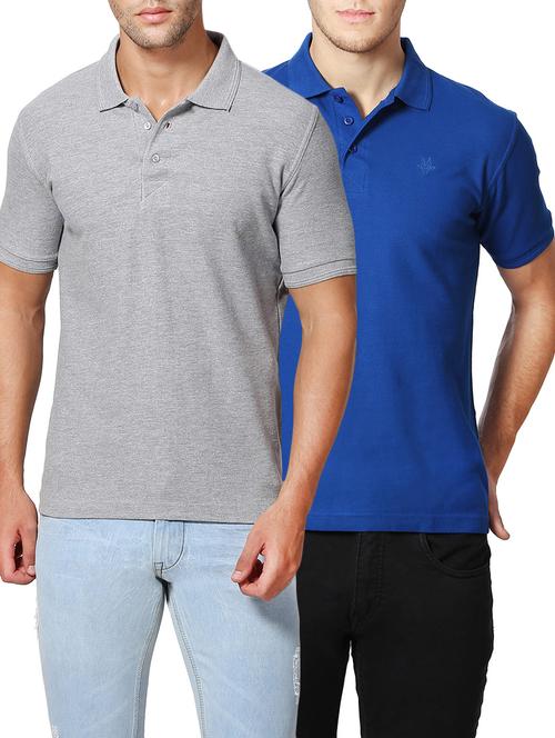 multi colored cotton t-shirt (set of 2) - 13674210 - Very Small Image - 1