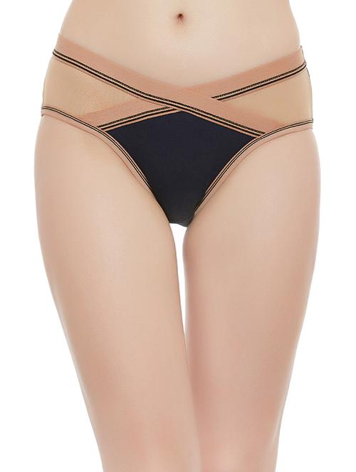 black cotton bikini panty - 13678108 - Very Small Image - 1