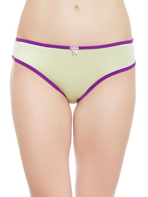 lime green nylon bikini panty - 13678146 - Very Small Image - 1