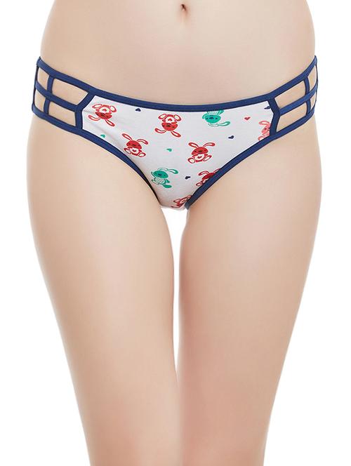 blue cotton bikini panty - 13678178 - Very Small Image - 1