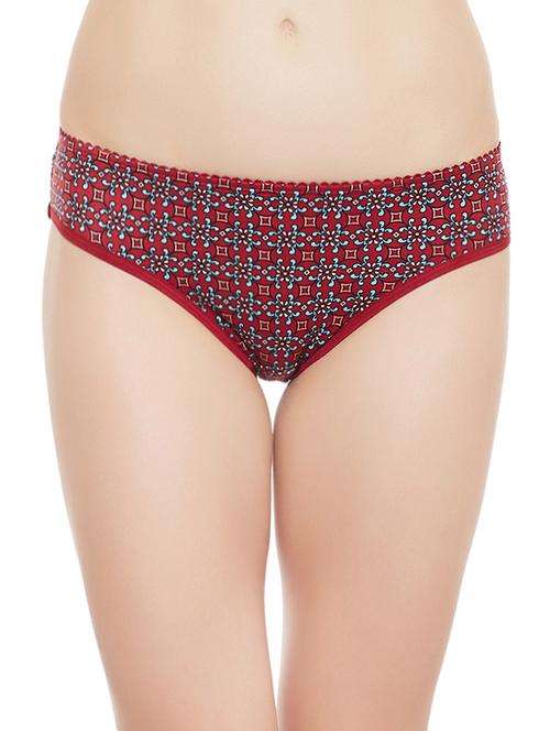 red nylon bikini panty - 13678192 - Very Small Image - 1