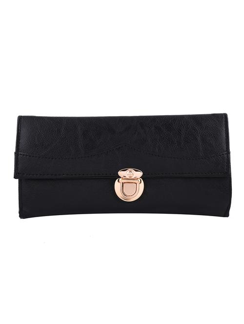 black leatherette regular clutch - 13678502 - Very Small Image - 1