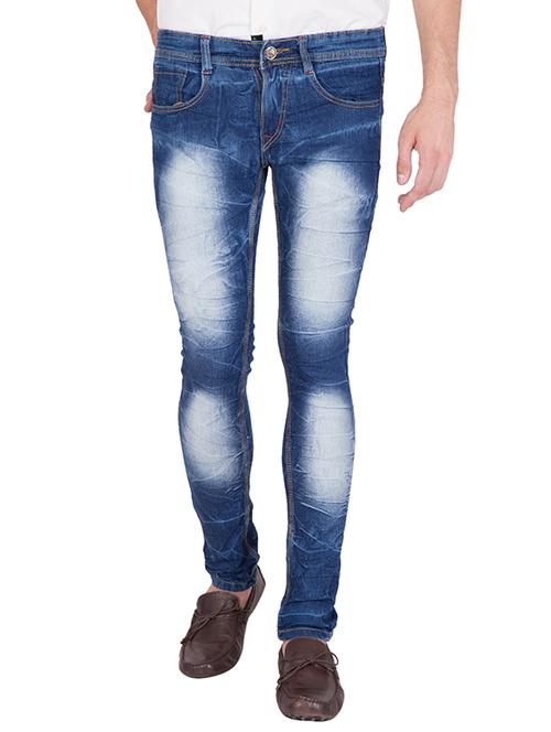 light blue cotton blend jeans - 13679723 - Very Small Image - 1