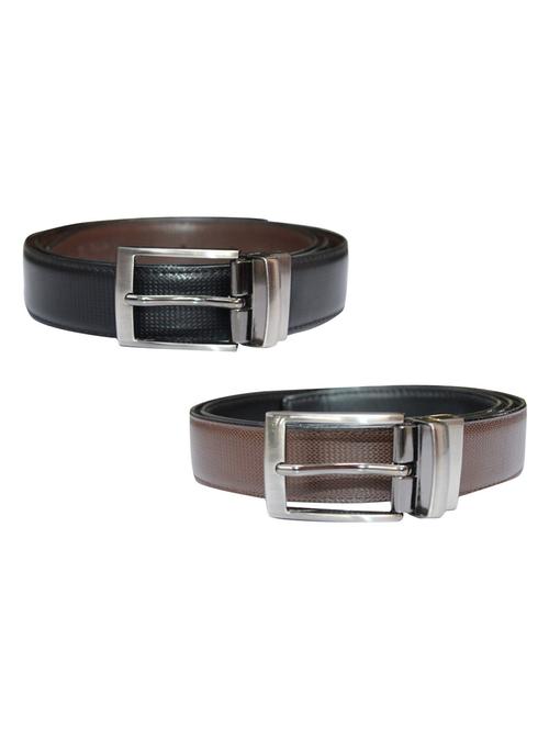 multi color set of 2 leather belt - 13680159 - Very Small Image - 1