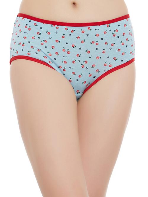 light blue cotton hipster panty - 13680857 - Very Small Image - 1