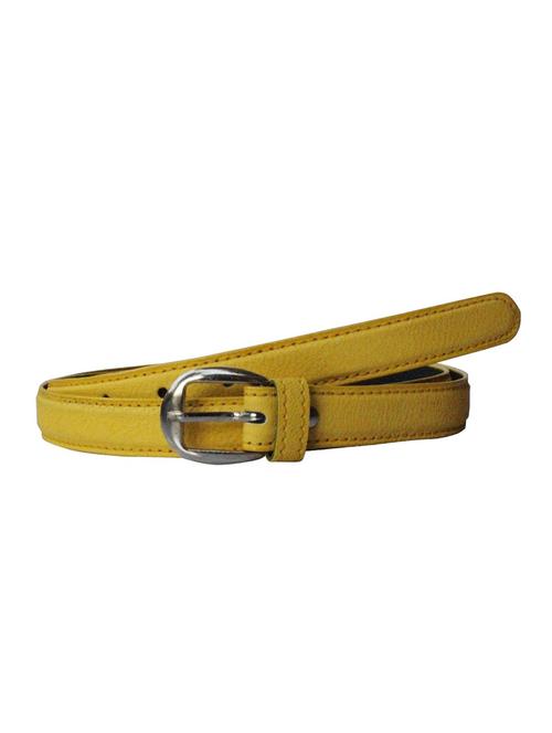 yellow leatherette (pu belt - 13681400 - Very Small Image - 1
