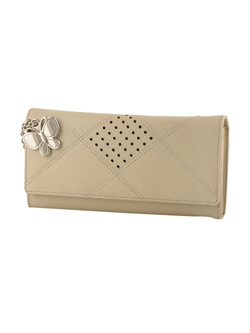 beige leatherette regular clutch - 13682034 - Very Small Image - 1
