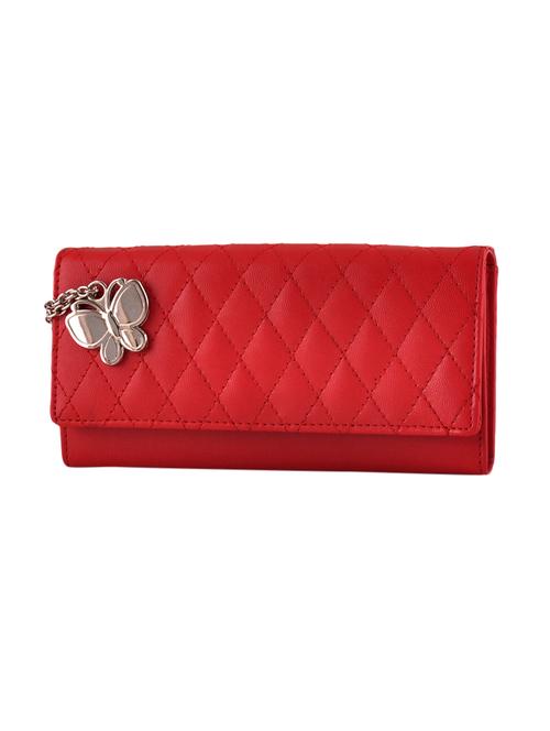 red leatherette regular clutch - 13682046 - Very Small Image - 1