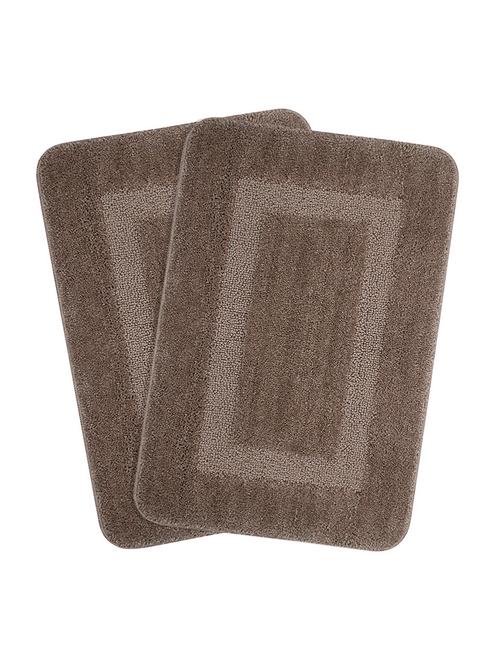 combo of saral home soft microfiber bathmat set of 2 - 13684728 - Very Small Image - 1