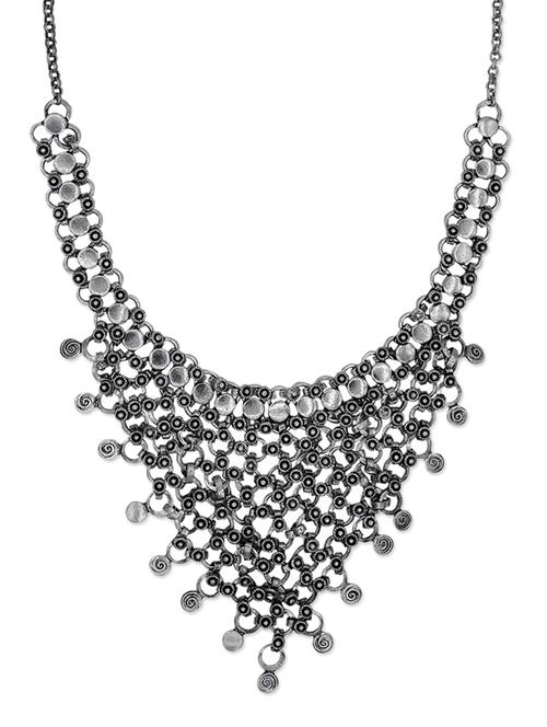 high fashion ethnic statement necklace - 13685365 - Very Small Image - 1