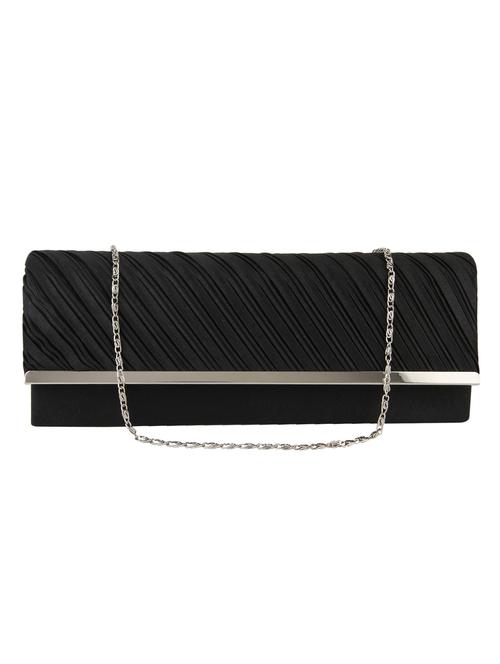 black leatherette clutch - 13685713 - Very Small Image - 1