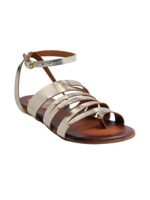 silver ankle strap sandal - 13686988 - Very Small Image - 1