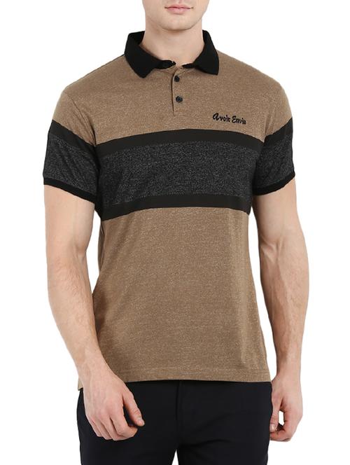 color block cotton t-shirt - 13688119 - Very Small Image - 1