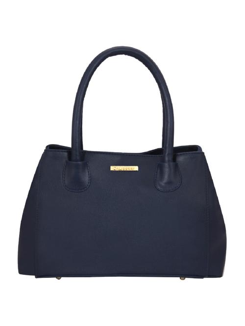 blue leatherette regular handbag - 13688159 - Very Small Image - 1