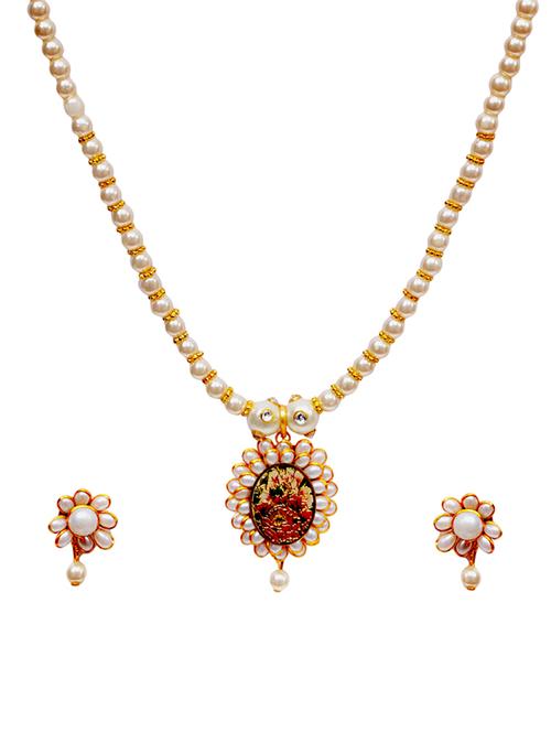 multi colored brass long necklace - 13688315 - Very Small Image - 1