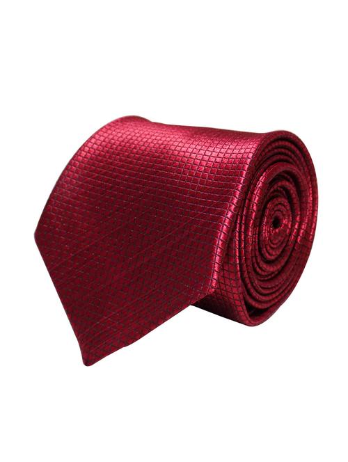red micro fibre tie - 13688822 - Very Small Image - 1