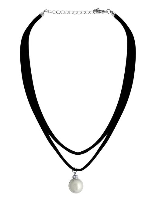 gold metal long necklace - 13691460 - Very Small Image - 1