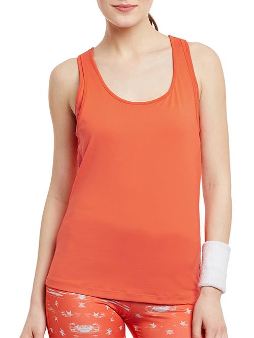 orange solid tee - 13692588 - Very Small Image - 1
