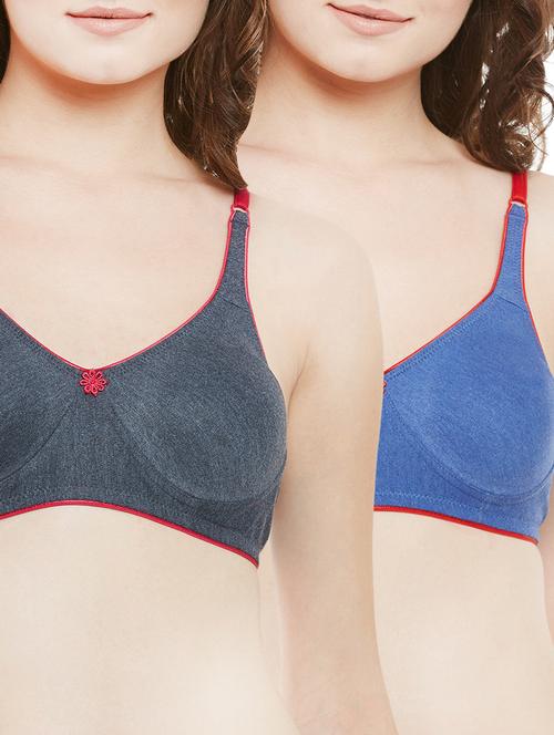 set of 2 cotton bra - 13694195 - Very Small Image - 1