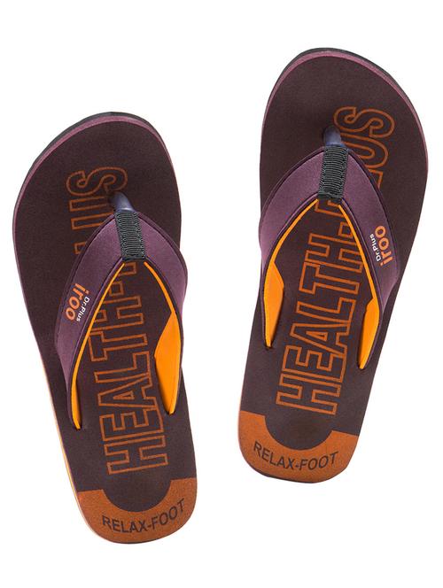 purple rubber toe separator flip flops - 13698999 - Very Small Image - 1