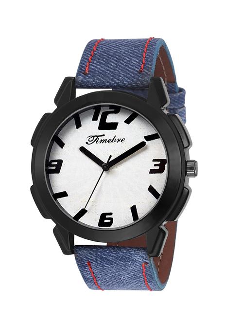 timebre men denim ivory casual analog watch - 13700848 - Very Small Image - 1
