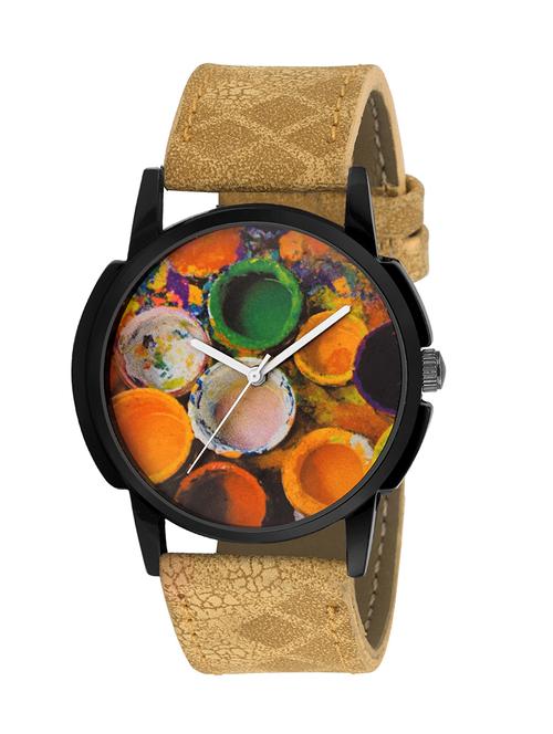 timebre men live life casual analog watch - 13700850 - Very Small Image - 1