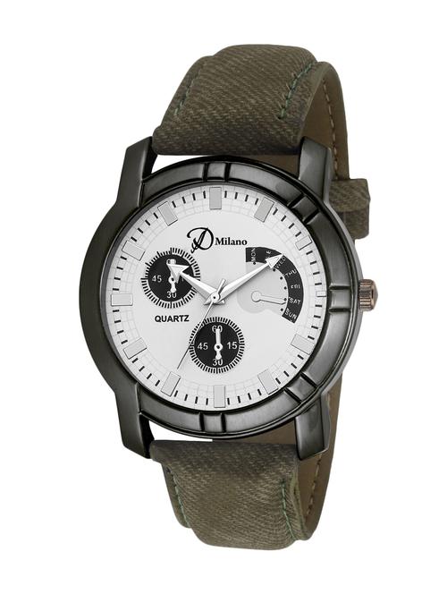 d'milano men eligent ivory casual analog watch - 13700876 - Very Small Image - 1