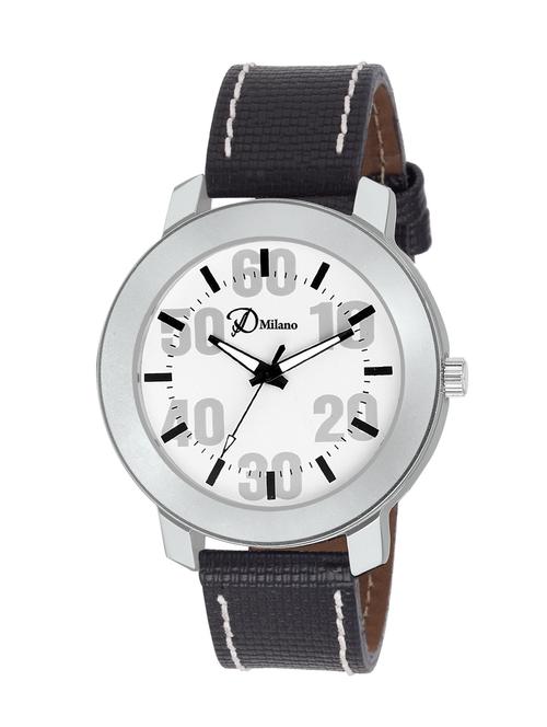 d'milano men royal black sporty analog watch - 13700915 - Very Small Image - 1