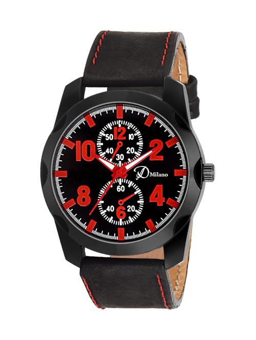 d'milano men magic black magnificent analog watch - 13700947 - Very Small Image - 1