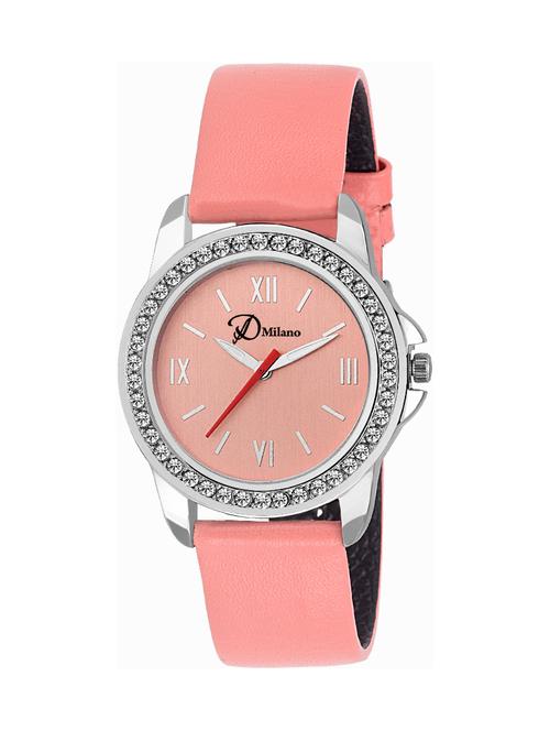 d'milano women rose diamonds love analog watch - 13700961 - Very Small Image - 1
