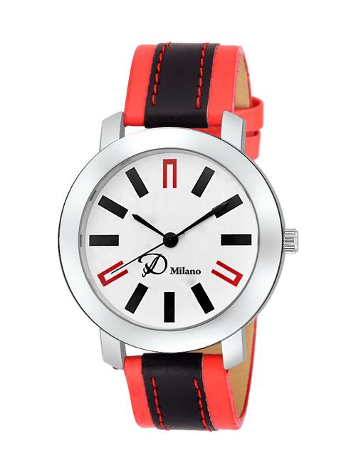 d'milano men cherry ivory casual analog watch - 13700984 - Very Small Image - 1