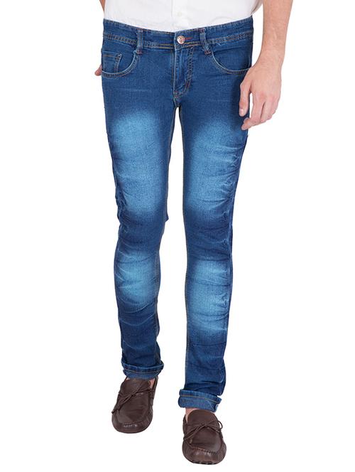 blue denim washed jean - 13701963 - Very Small Image - 1