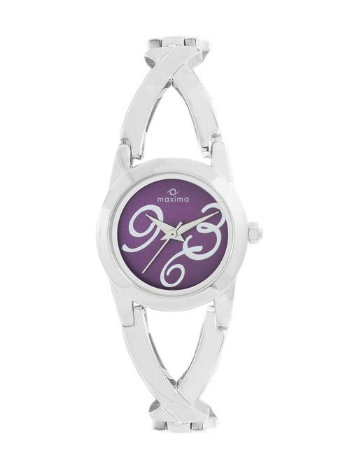 maxima purple dial watch for women - 28211bmli - 13707416 - Very Small Image - 1
