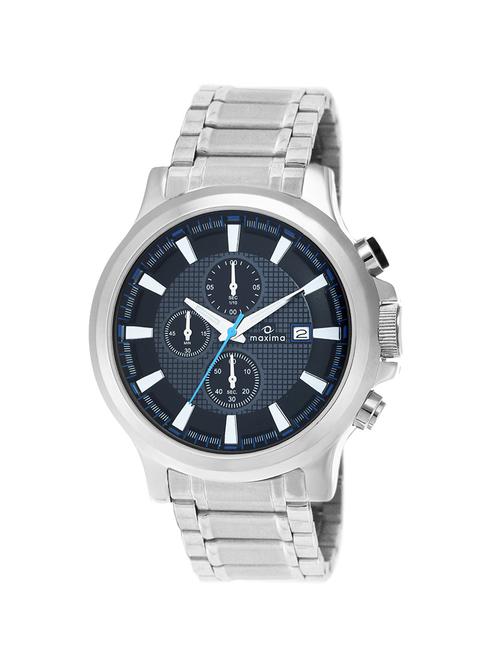 maxima black dial watch for men - 27710cmgi - 13707571 - Very Small Image - 1