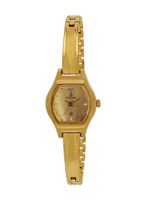 maxima gold dial watch for women - 09443bply - 13707631 - Very Small Image - 1