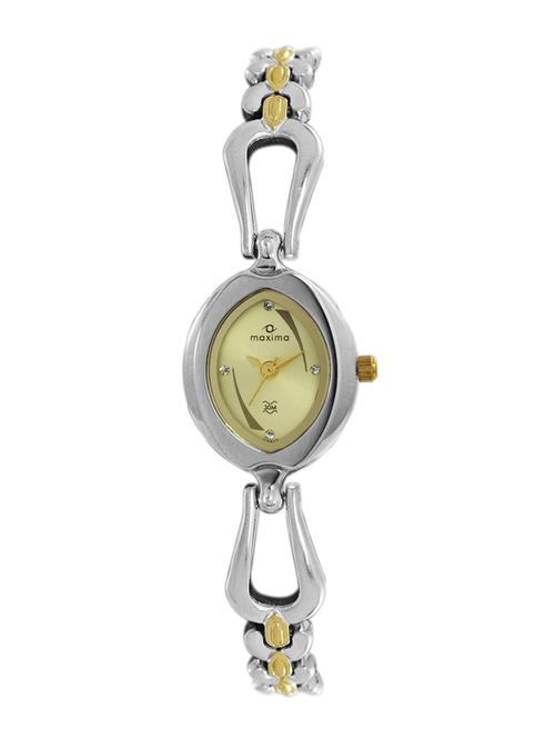maxima gold dial watch for women - 25612bmlt - 13707679 - Very Small Image - 1