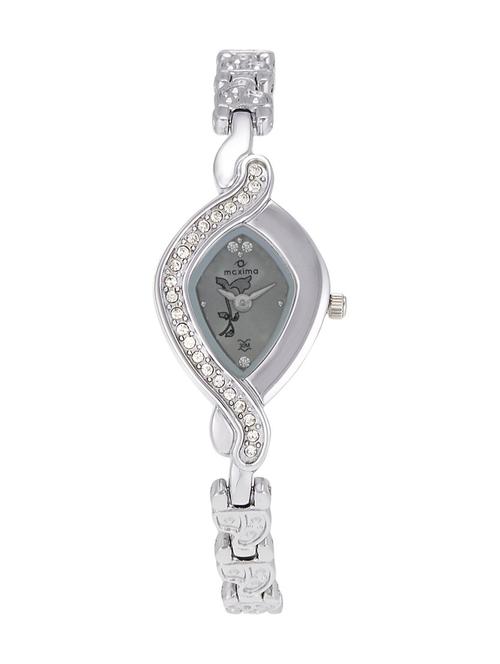 maxima silver dial watch for women - 36092bmli - 13707699 - Very Small Image - 1