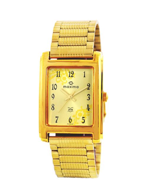 maxima gold dial watch for men - 02360cpgy - 13707747 - Very Small Image - 1